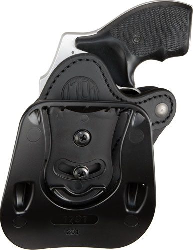 1791 Gunleather PDHR1 Paddle Holster Mult FIT RH J-FR REV/SIM Black