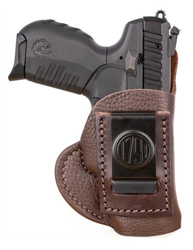 1791 Gunleather FCD1BRWR Fair Chase IWB Size 01 Classic Brown Deer Hide Bel view 3
