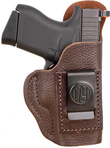 1791 Gunleather FCD3BRWR Fair Chase IWB Size 03 Classic Brown Deer Hide Bel view 3