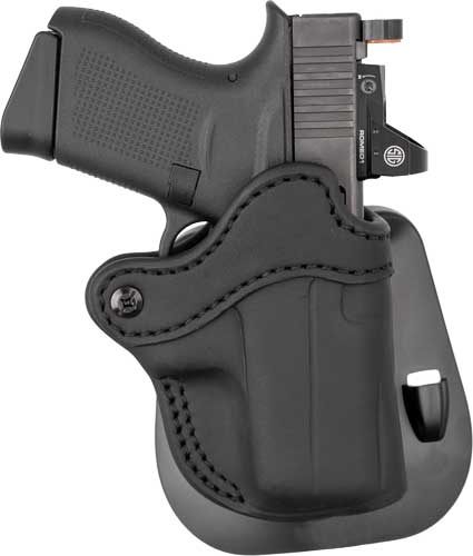 1791 Gunleather Orpdhcsblr Paddle Holster Optic Ready OWB Size Compact Blac view 4
