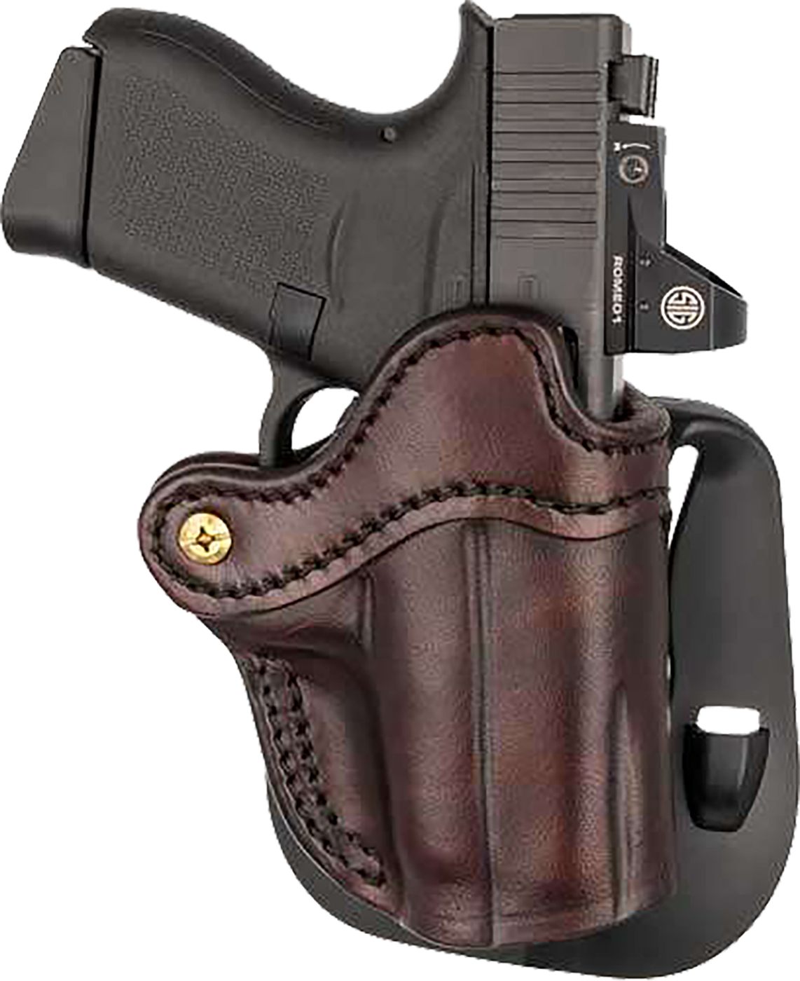 1791 Gunleather ORPDHCSBRR Optics Ready Paddle Holster C OWB Signature Brow