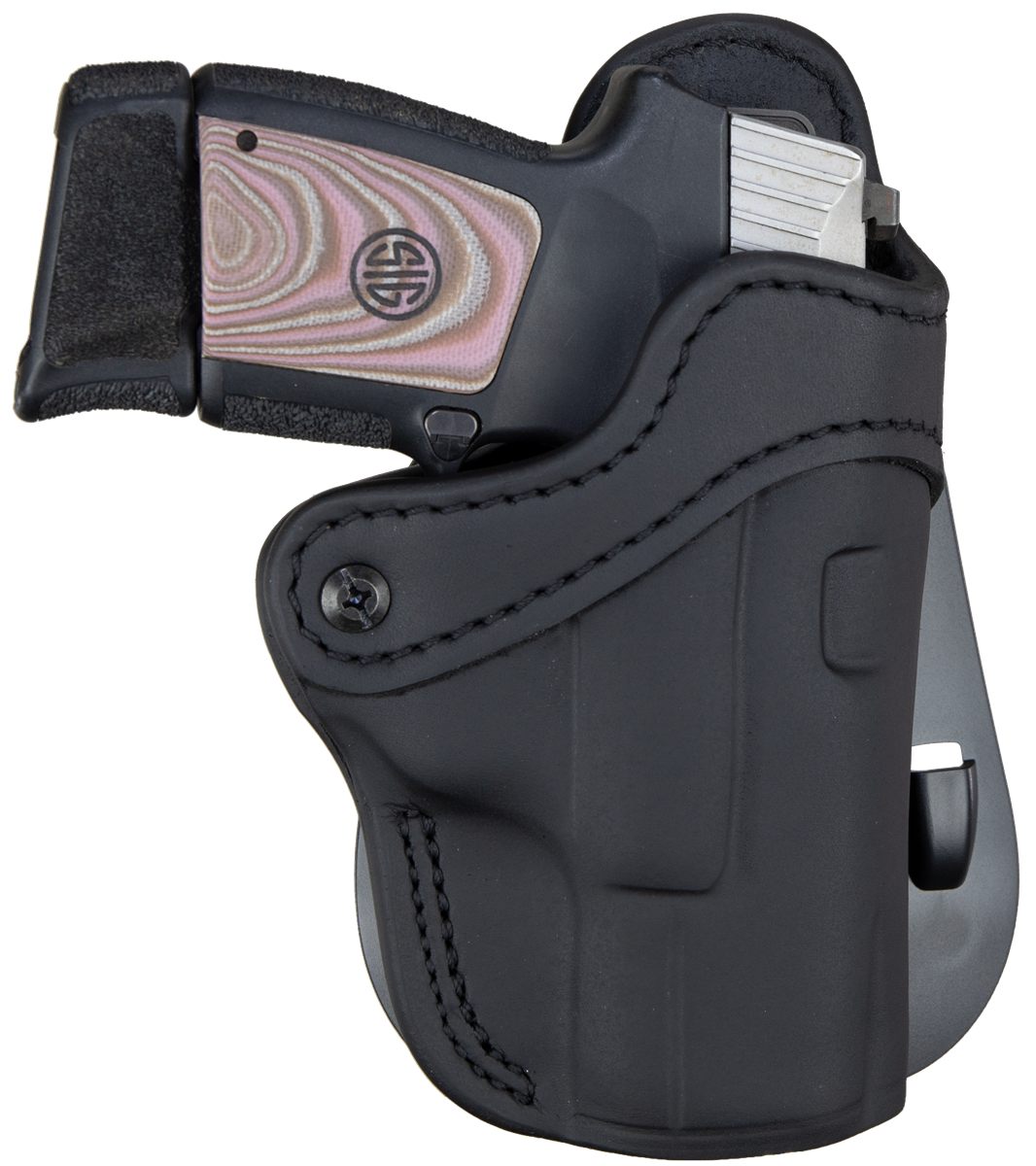 2nd Amendment 1791 Gunleather ORPDH21SBLR BH2.1 Optic Ready OWB Size 2.1 St