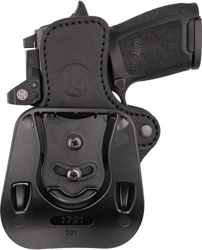 2nd Amendment 1791 Gunleather ORPDH21SBLR BH2.1 Optic Ready OWB Size 2.1 St view 4