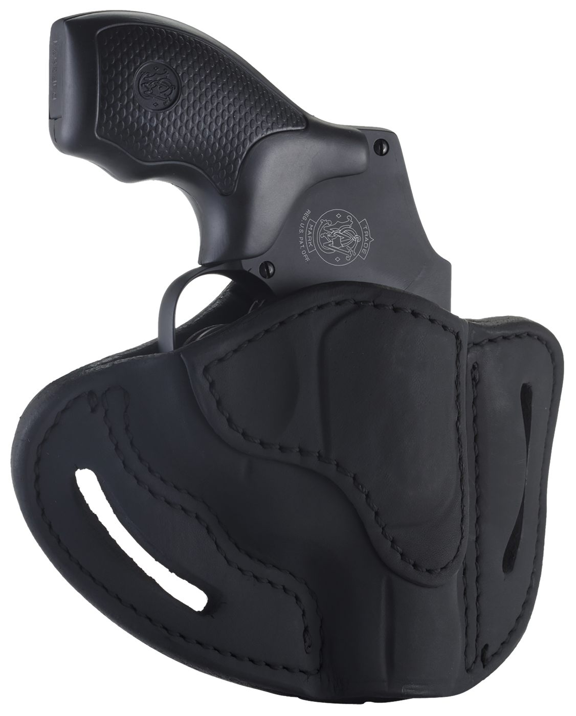 2nd Amendment 1791 Gunleather RVHX1SBLR OWB Size 01 Stealth Black Leather B