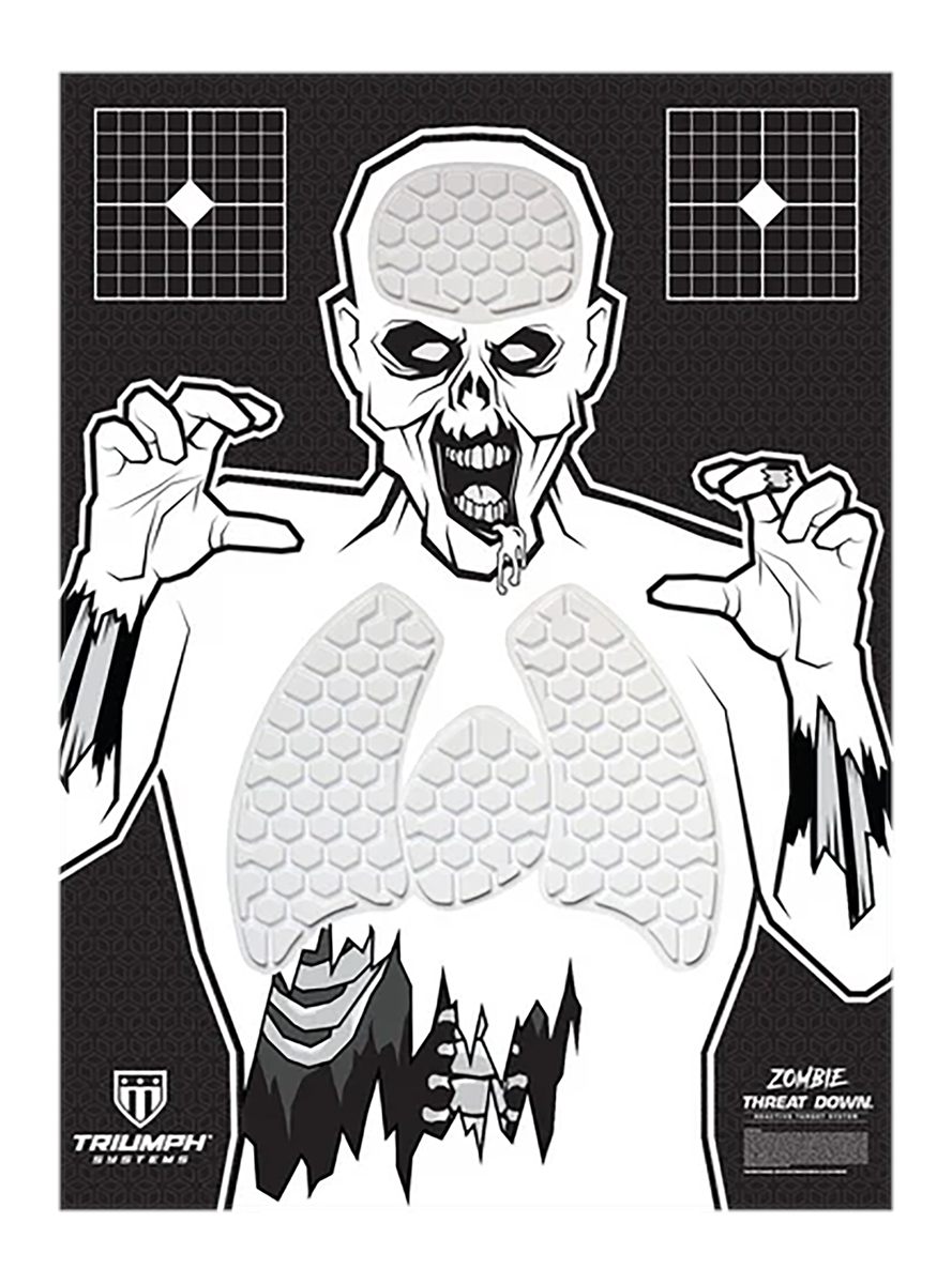 Triumph Systems 031513001 Threat Down Reactive Splatter Target Zombie Hangi