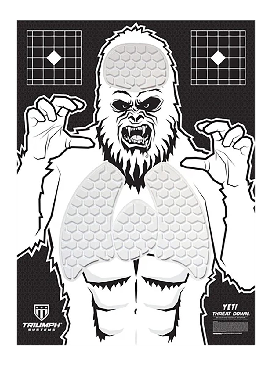 Triumph Systems 031513006 Threat Down Reactive Splatter Target Yeti Hanging