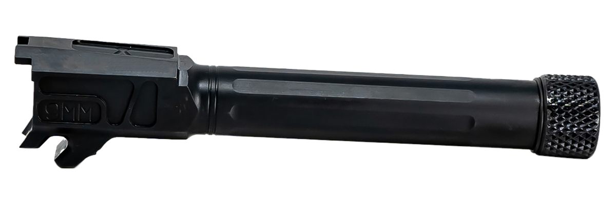 Faxon Firearms 365B910NXSOQT Match Series 9mm Luger Fluted Threaded Black N
