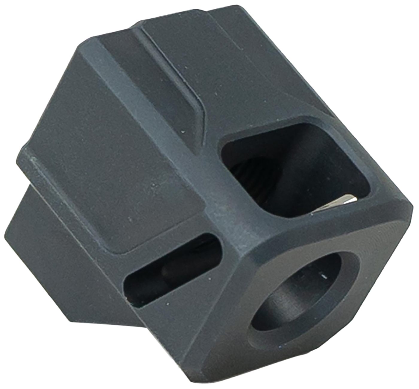 Faxon Firearms FFPACOMPDSG01 Exos-513 Compensator Black Nitride 6061 Alumin