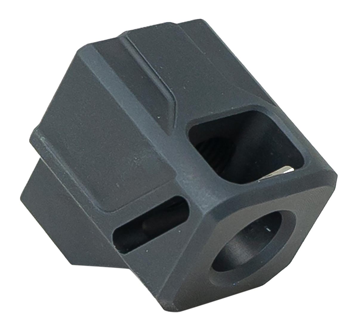 Faxon Firearms FFPACOMPDSMP01 Exos-514 Compensator for M P Black Aluminum 1