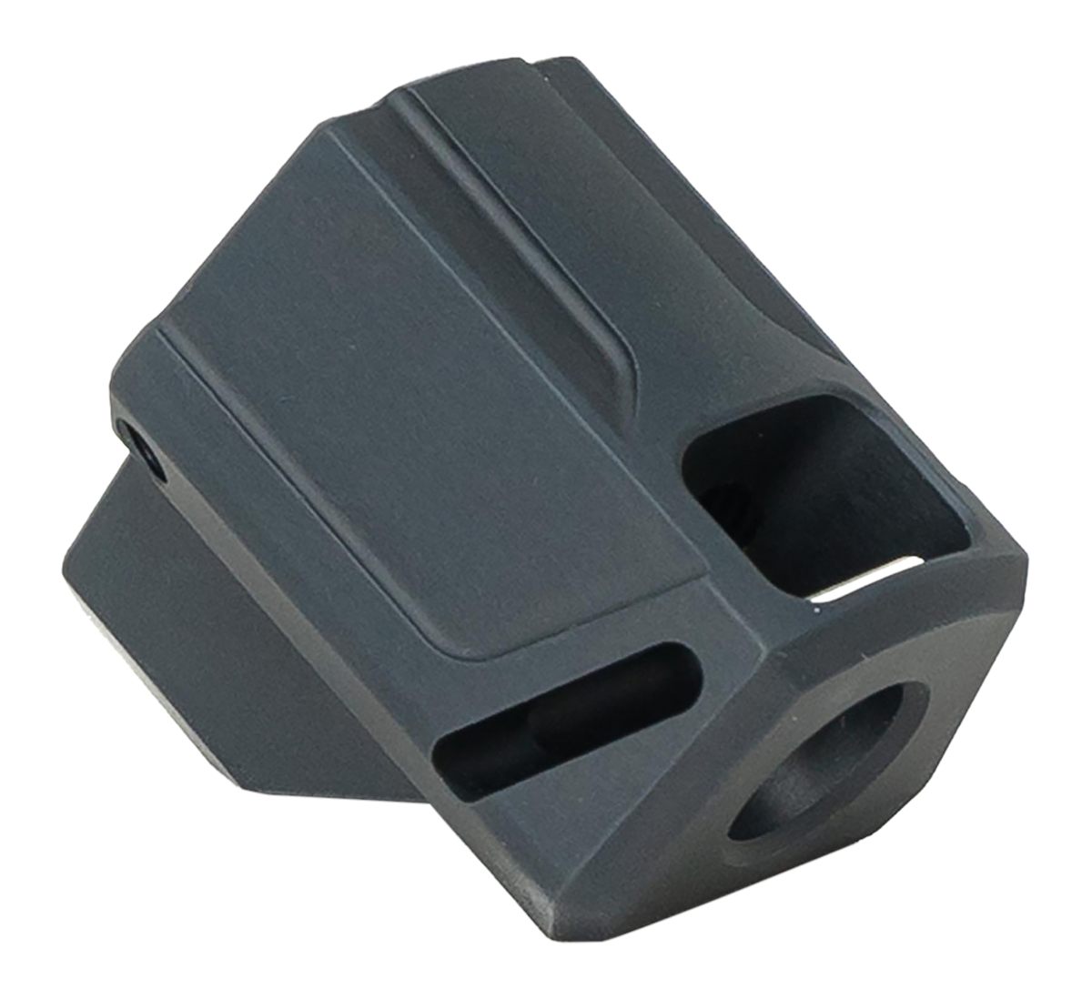 Faxon Firearms FFPACOMPDSS01 Exos-515 Compensator for SIG 320F Black 1/2inx