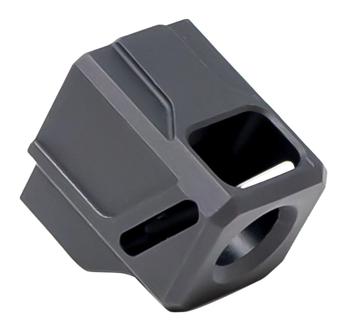 Faxon Firearms FFPACOMPSSG01 Exos-523 Compensator for G43 Black Anodized Al