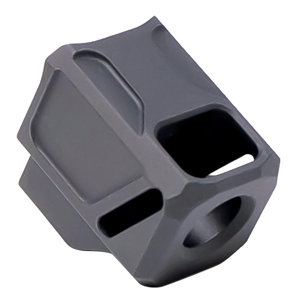 Faxon Firearms FFPACOMPSSG02 Exos-533 Compensator Black Nitride 6061 Alumin