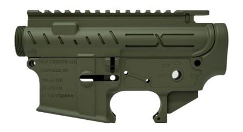 Faxon Firearms AR-15 X-TRA Lite Receiver SET OD Green Stripped