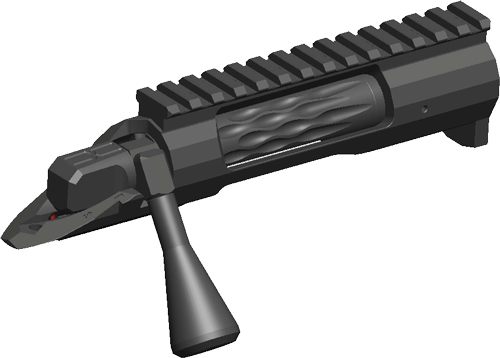 Faxon Firearms FX7 Bolt Action Receiver Matte Black Stainless Steel view 2