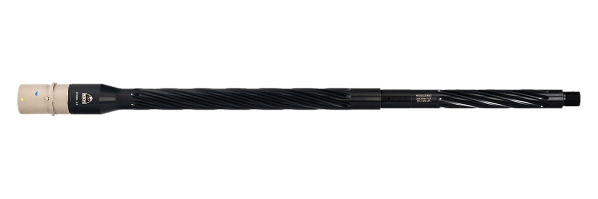 Faxon Firearms 10B810R20SHQ5RNP3 Match 308 Win 20in Spiral Fluted Black Sal