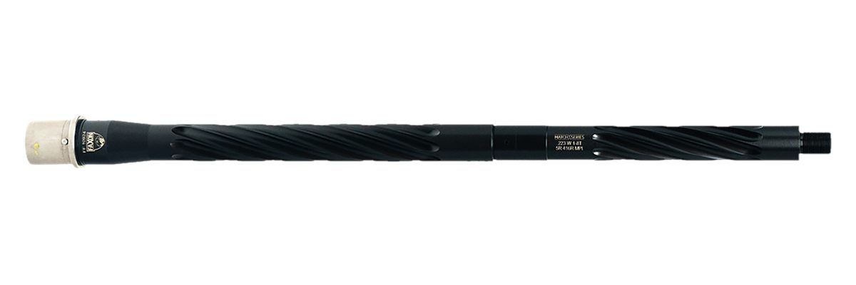 Faxon Firearms 15BW8M16SHQ5RNP3 Match 223 Wylde 16in Spiral Fluted Black Ni