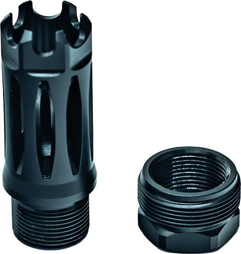 Faxon Firearms Muzzlok SS Plan B Flash Hider 1/2X28 .250in Bore view 2