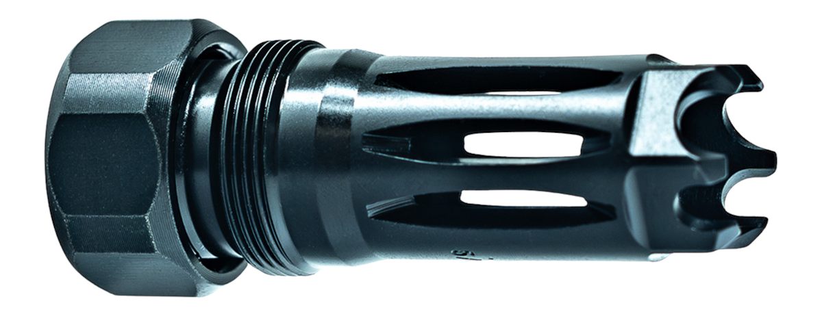 Faxon Firearms Muzzlok SS Plan B Flash Hider 5/8X24 .375in Bore