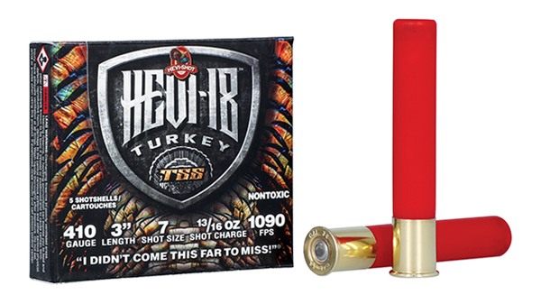 Hevi Shot HS1007 TSS Turkey 410 Gauge 3in 13/16oz Tungsten 7 5 Per Box/10 C view 2