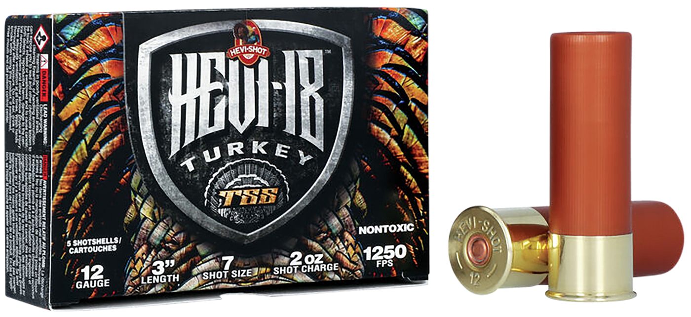 Hevi-Shot HS4007 TSS Turkey 12 Gauge 3in 2oz Tungsten 7 5 Per Box/10 Case