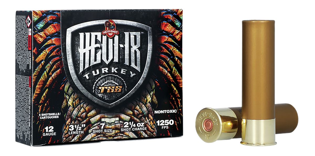 Hevi-Shot HS4507 TSS Turkey 12 Gauge 3.50in 2 1/4oz Tungsten 7 5 Per Box/10