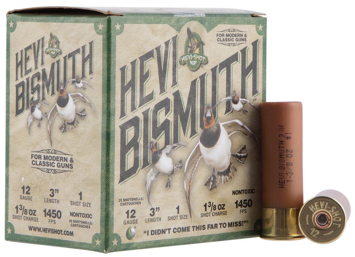 Hevi-Shot HS14001 12 Gauge 3in 1 3/8oz Bismuth 1 25 Per Box/10 Case