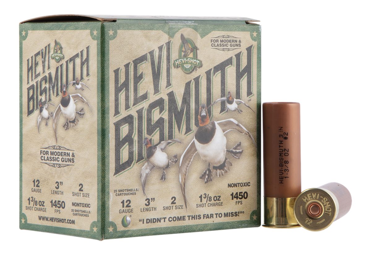 Hevi-Shot HS14002 12 Gauge 3in 1 3/8oz Bismuth 2 25 Per Box/10 Case