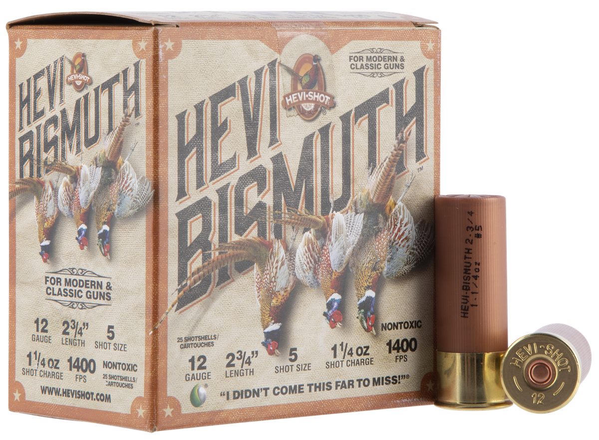 Environ Metal Hevi-Shot HS14715 Upland 12 Gauge 2.75in 1 1/4oz Bismuth 5 25
