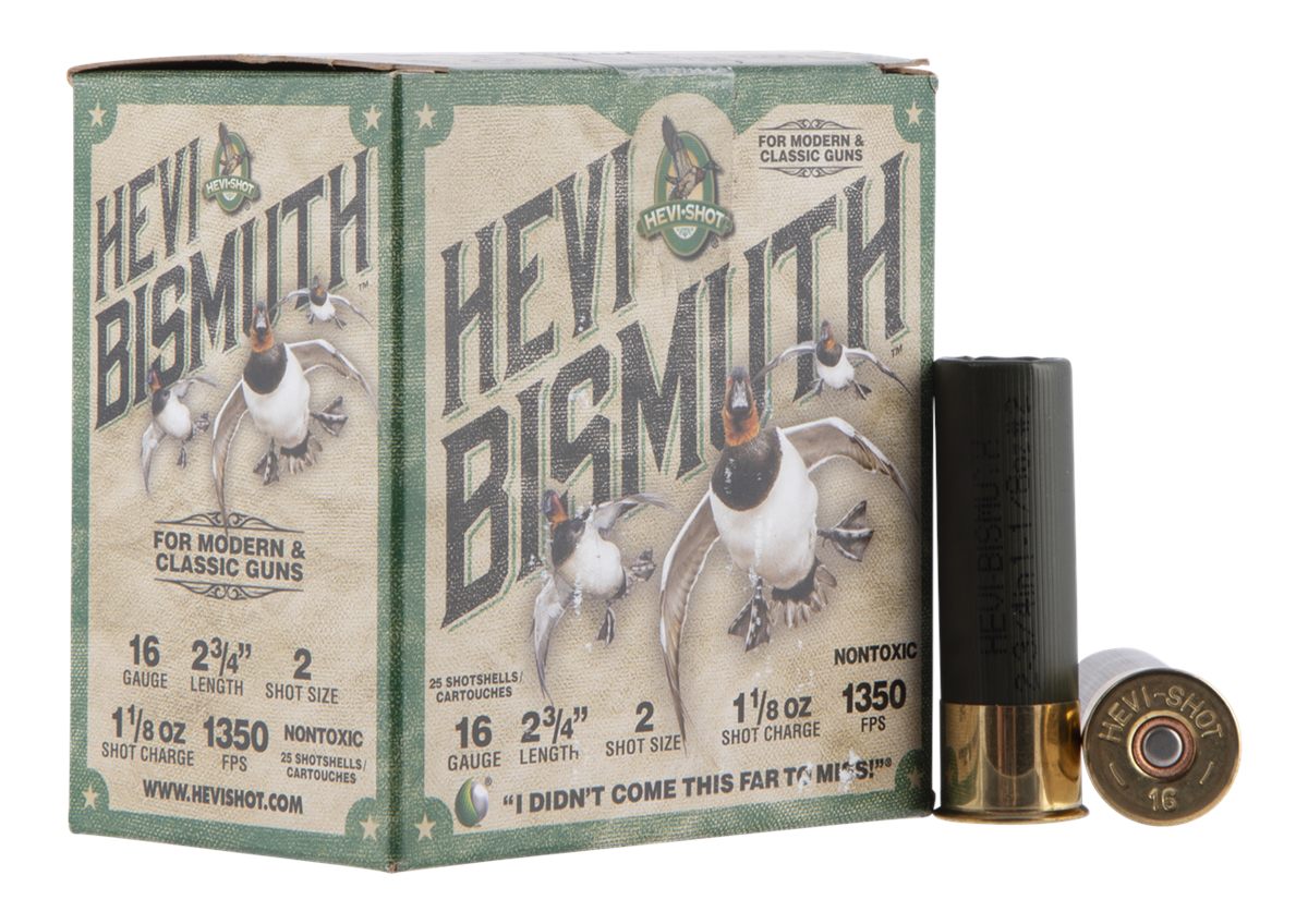 Hevi-Shot HS16702 16 Gauge 2.75in 1 1/8oz Bismuth 2 25 Per Box/10 Case