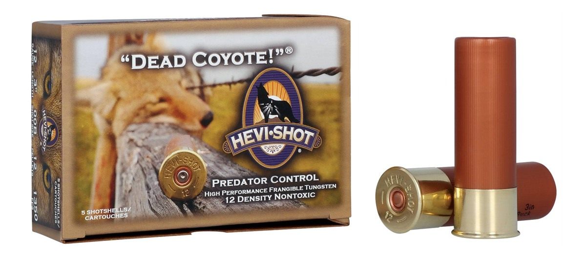 Environ Metal Hevi-Shot Dead Coyote 12GA 3IN 1-3/8OZ 00 Buck 5 RD/BX 20 BX/