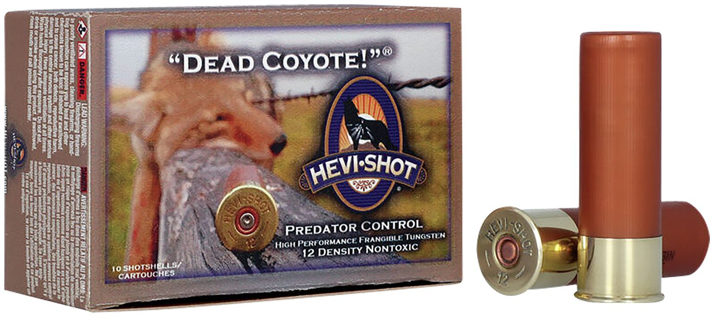 Hevi Shot HS43030 Dead Coyote 12 Gauge 3in 1 1/2oz TungstenT 10 Per Box/10