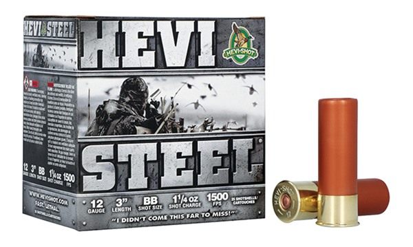 Hevi-Shot HS60088 12 Gauge 3in 1 1/4oz BBShot 25 Per Box/10 Case view 3