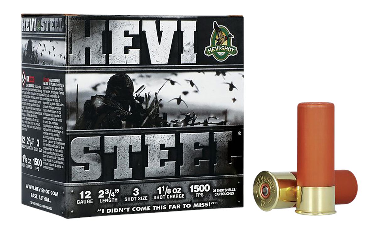 Hevi-Shot HS61223 12 Gauge 2.75in 1 1/8oz 3 25 Per Box/10 Case