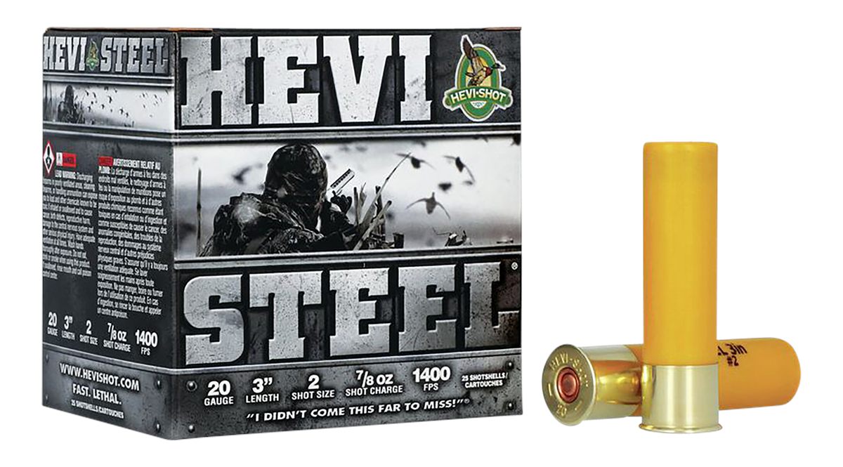 Hevi Shot HS62002 20 Gauge 3in 7/8oz 2 25 Per Box/10 Case