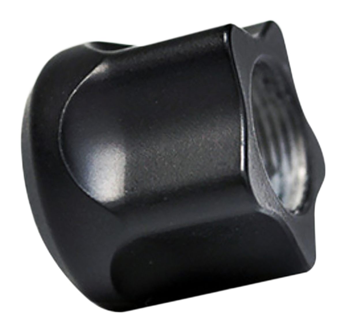 Timber Creek Outdoors 1/228TPBLC Thread Protector Black Billet Aluminum 1/2