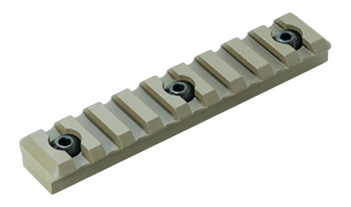 Timber Creek Outdoors M9SPRFDE M-LOK 9 Slot Picatinny Rail FDE Aluminum Fit