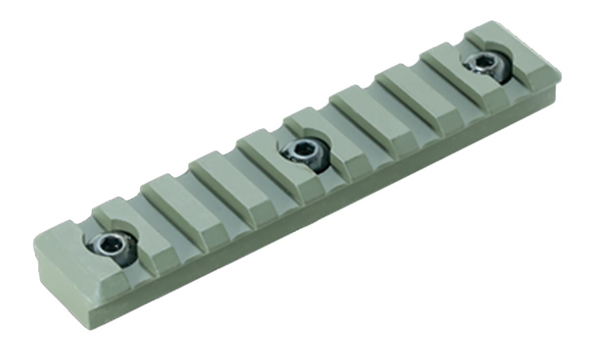 Timber Creek Outdoors M9SPROD M-LOK 9 Slot Picatinny Rail OD Green Aluminum Fits AR-Platform