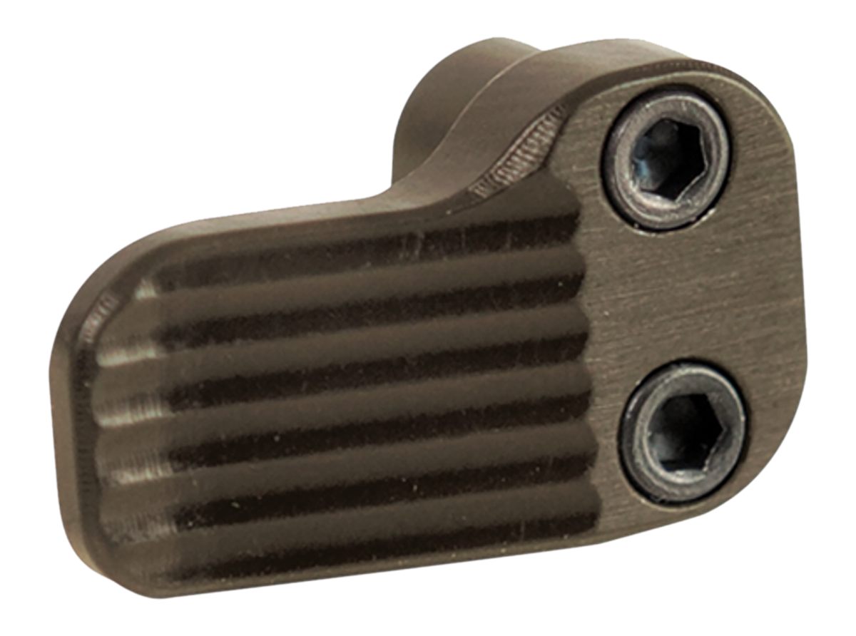 Timber Creek Outdoors AREMRBB Extended Mag Release Burnt Bronze Aluminum