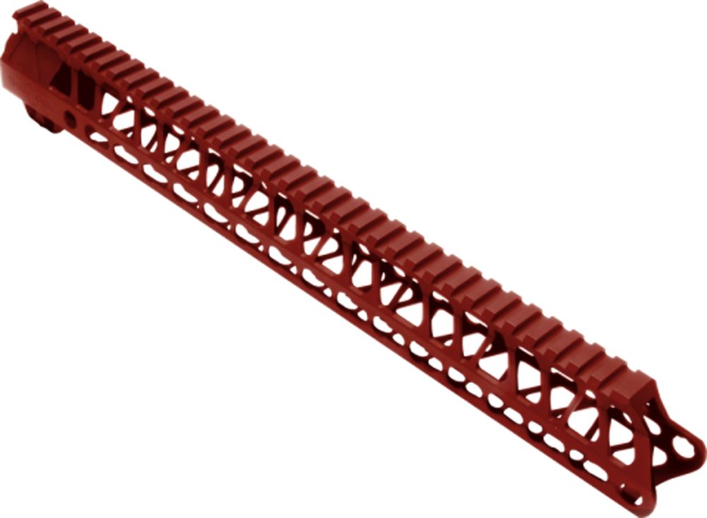 Timber Creek Outdoor ME15HGR Enforcer Handguard AR-15 Red Anodized Aluminum