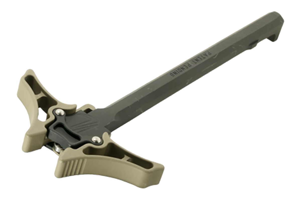 Timber Creek Outdoors AR10AMBICHFDE Enforcer Charging Handle Flat Dark Eart