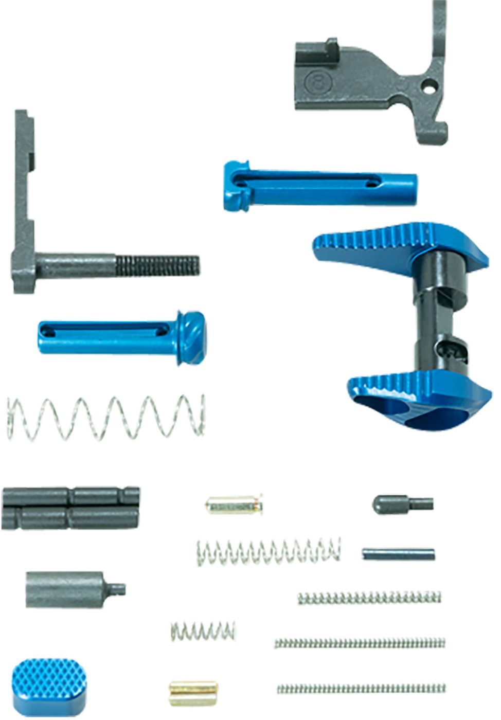 Timber Creek Outdoors ARLPKB Lower Parts Kit Blue Anodized Aluminum for AR