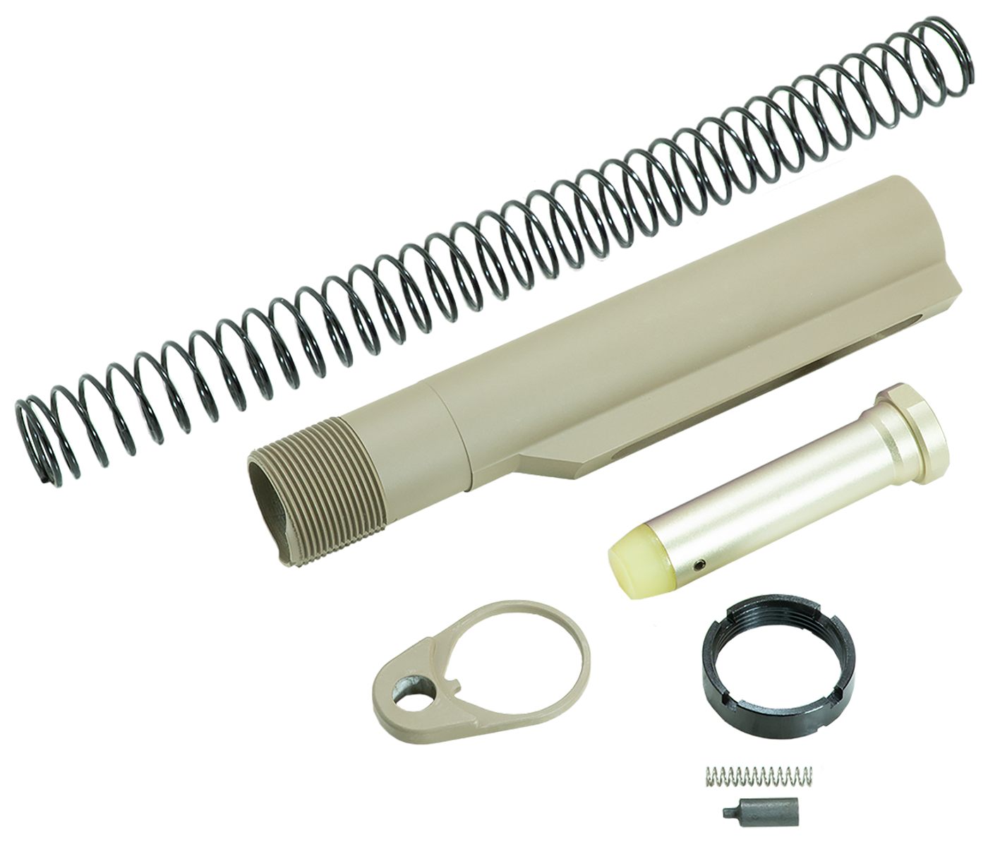 Timber Creek Outdoors ARBTKFDE Buffer Tube Kit Flat Dark Earth AR-15/AR Sty
