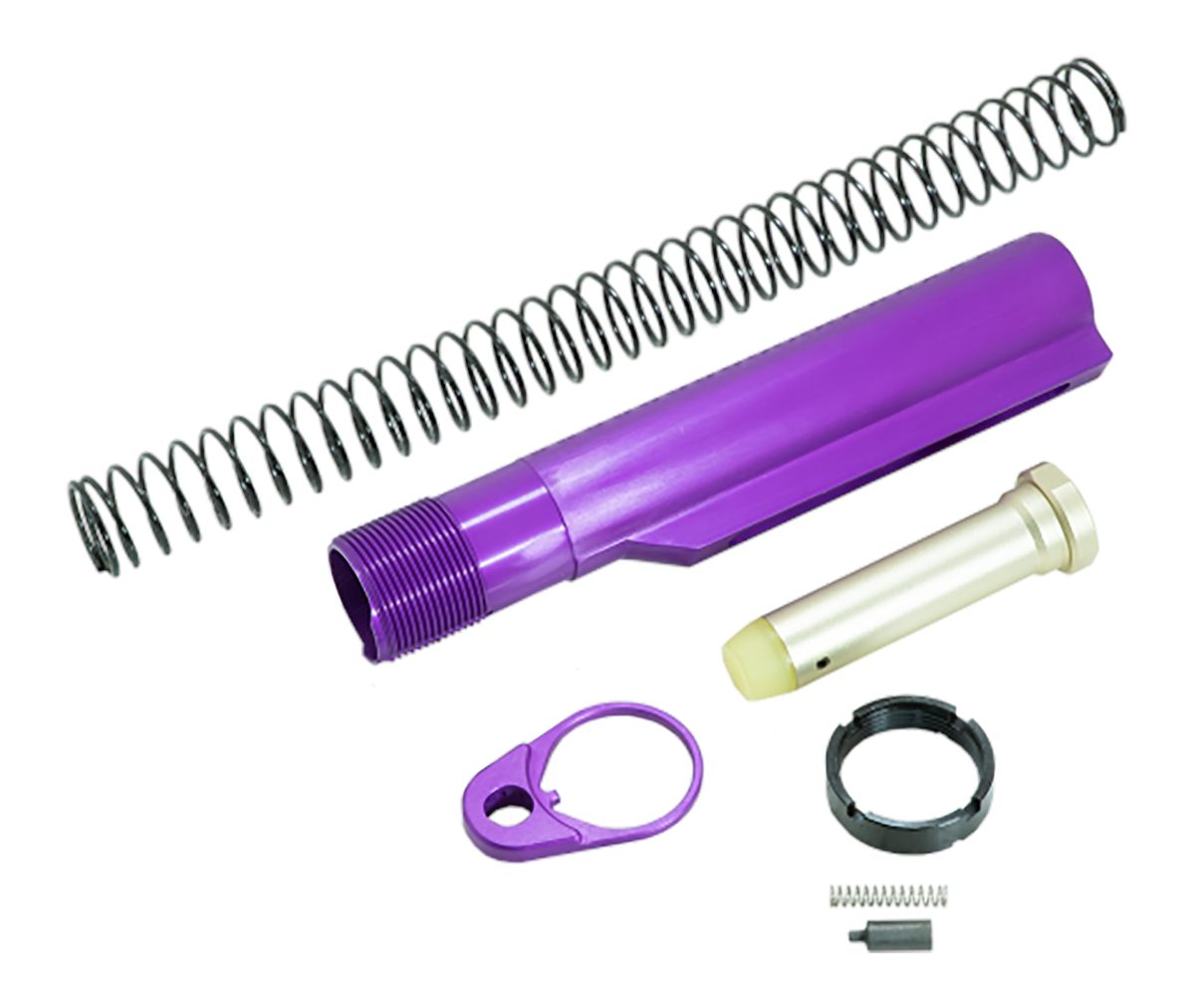 Timber Creek Outdoors ARBTKPPA Buffer Tube Kit Purple Anodized for AR-15