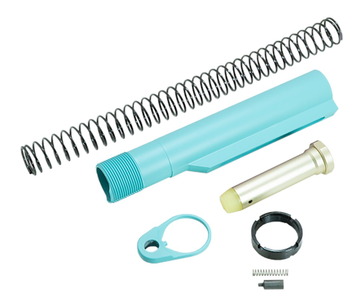 Timber Creek Outdoors ARBTKRE Buffer Tube Kit Robin's Egg Blue for AR-15