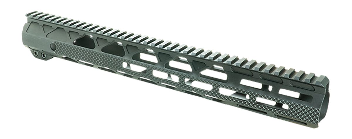 Timber Creek Outdoors G15HGBL Greyman Aluminum 15in M-LOK Handguard for AR