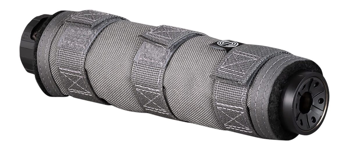 SilencerCo AC1982 High Temp Suppressor Cover 7.50in Gray Nylon