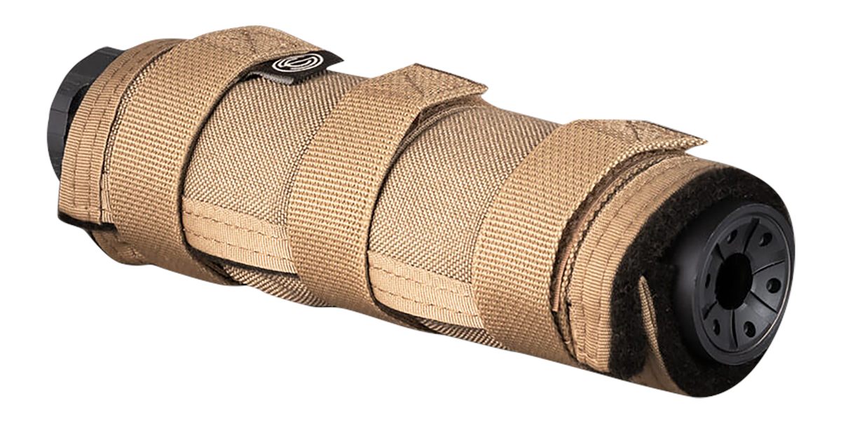 SilencerCo AC1986 High Temp Suppressor Cover 7.50in FDE Nylon