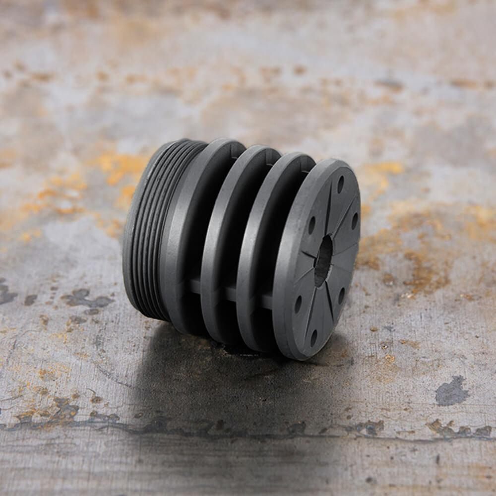 SilencerCo AC2022 Bravo Anchor Brake 30 Cal 7075-T6 Aluminum Black