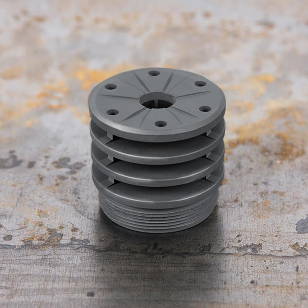 SilencerCo AC2022 Bravo Anchor Brake 30 Cal 7075-T6 Aluminum Black view 2