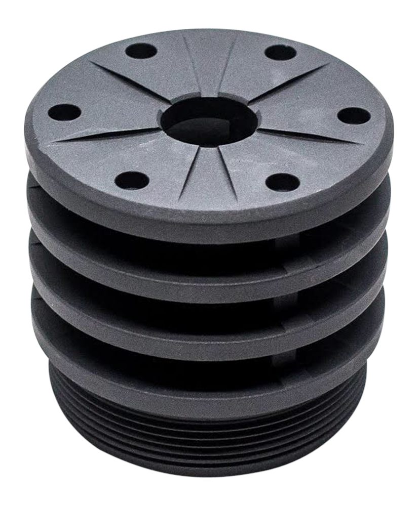 SilencerCo AC2022 Bravo Anchor Brake 30 Cal 7075-T6 Aluminum Black view 3